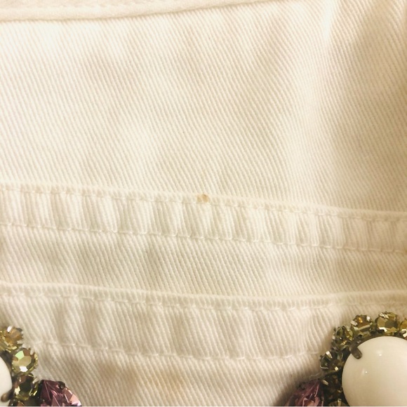 Dolce Gabbana white jeans with crystals Sz 30 x 32 - Picture 16 of 16